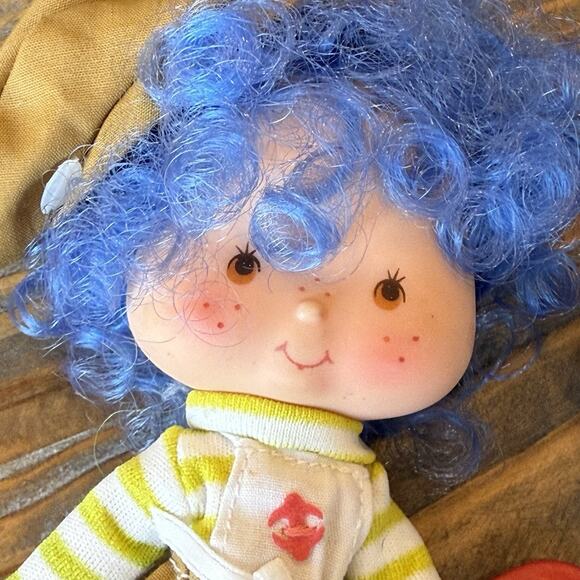 Strawberry Shortcake Crepe Suzette Doll & Pet Poodle Eclair & Comb Vintage 1980s - Picture 6 of 8